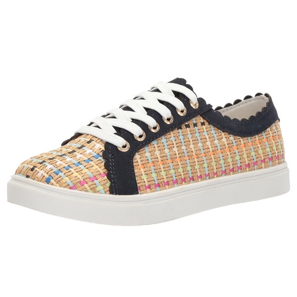 jack rogers // colorful woven lace-up sneakers - Picture 2 of 7